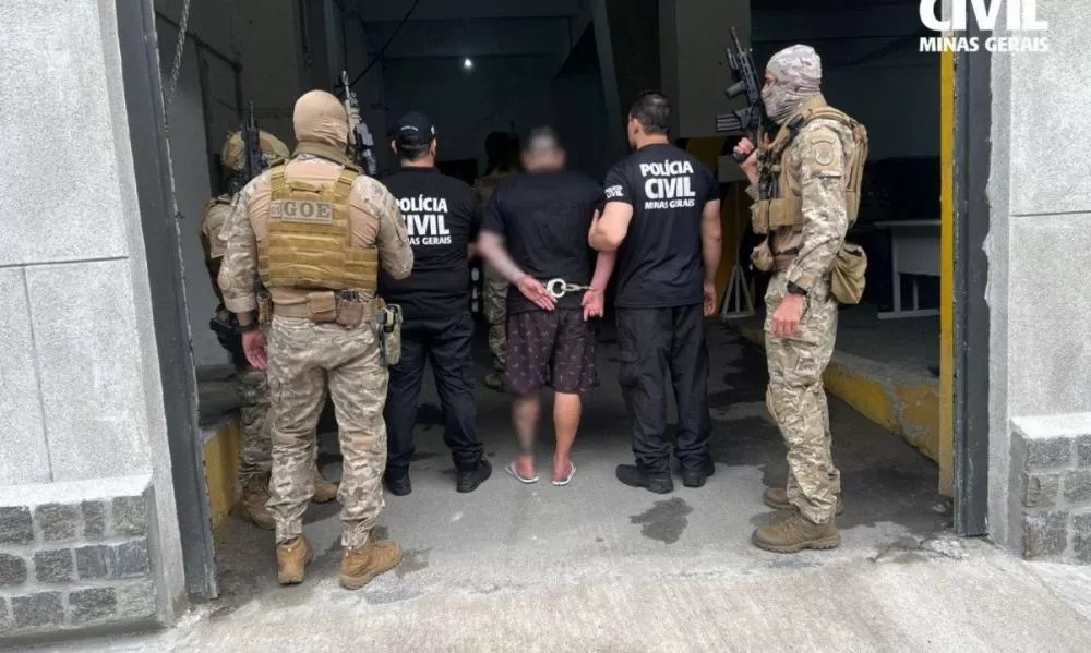 PCMG prende liderança de facção paulista por ataques a policiais em MG