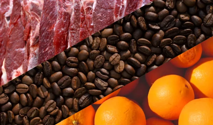 Tarifaço pode impactar vendas de suco de laranja, café, carne e frutas, aponta levantamento da USP