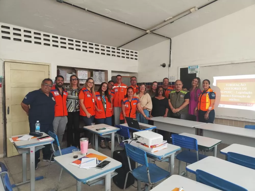 Olinda promove curso de formação de agentes dos Núcleos de Proteção e Defesa Civil