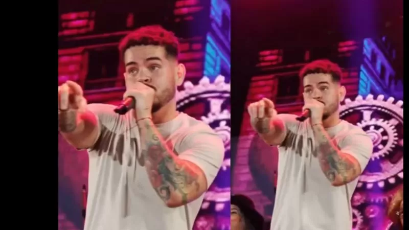 Video: sem público na festa, cantor convida familia para o palco e emociona plateia; assista