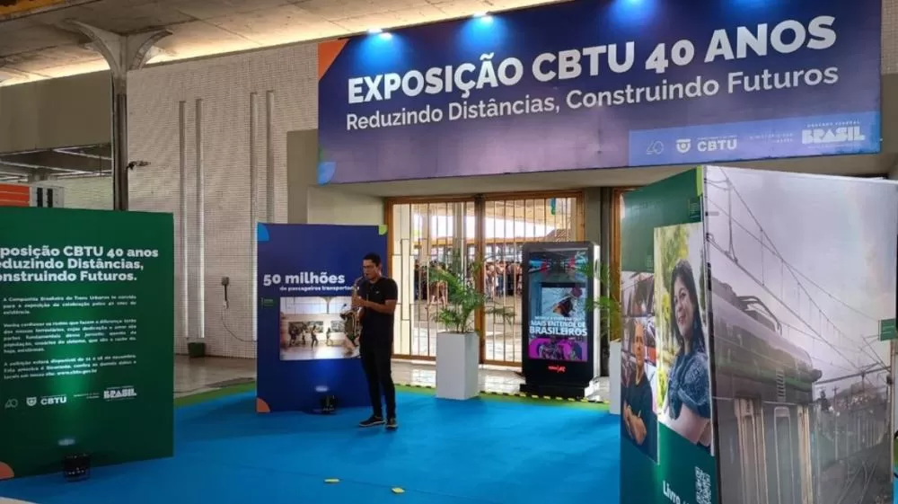 O lançamento foi realizado na Estação Recife, contou com a presença do diretor-presidente da CBTU, José Marques e a superintendente local Marcela Campos; além de autoridades locais e empregados (Foto: Divulgação)