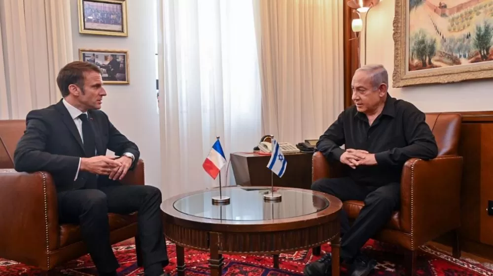 Netanyahu reage a Macron sobre Estado da Palestina: “Recompensa o terror”