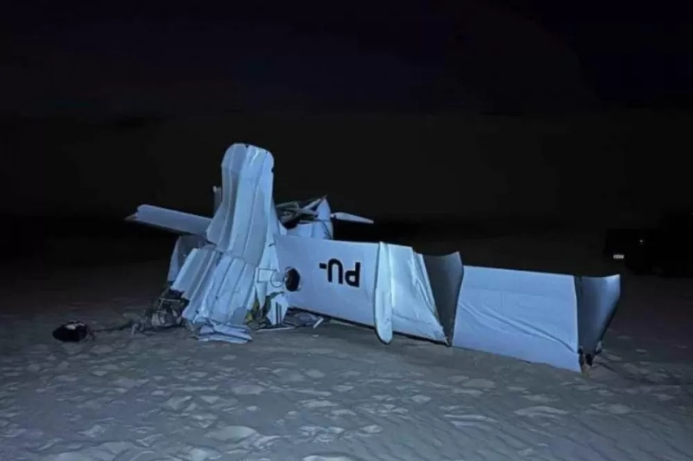 Avião cai nos Lençóis Maranhenses e deixa duas pessoas mortas