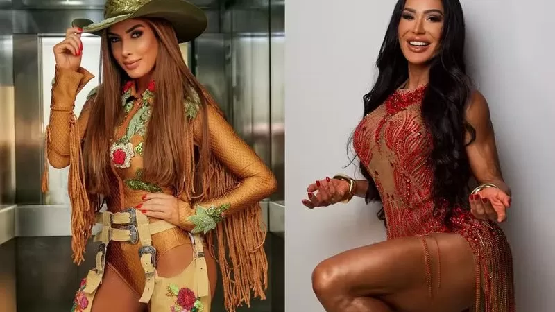 Treta antiga: Entenda por que Nicole Bahls e Gracyanne Barbosa não se falam