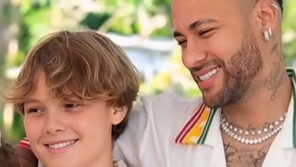 Neymar celebra os 14 anos do filho Davi Lucca com homenagem