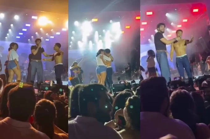 Nattan paga R$ 1 mil para homem trair namorada em show, e casal se separa; veja vídeo