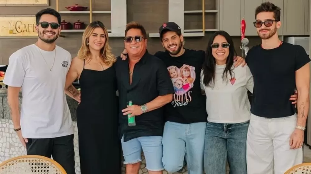 Leonardo se irrita com repórter e se recusa a falar sobre família