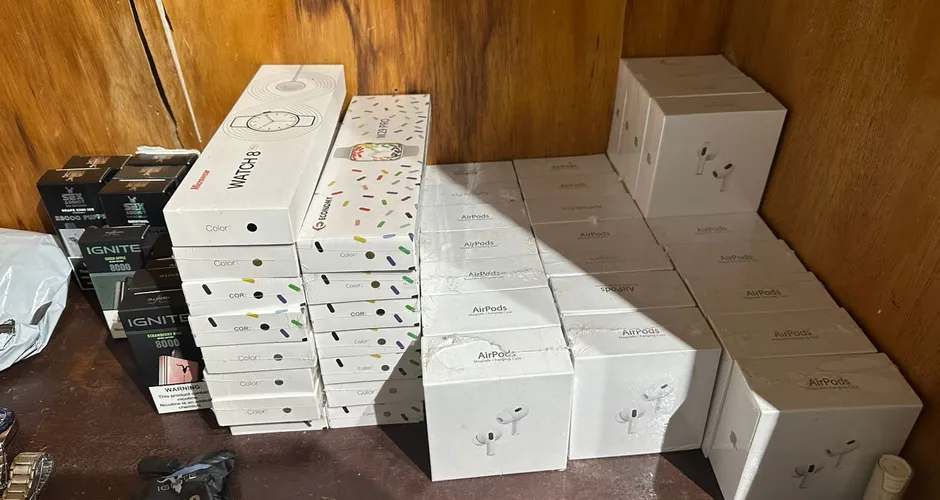 Operação da PF combate contrabando de cigarros eletrônicos em Maceió