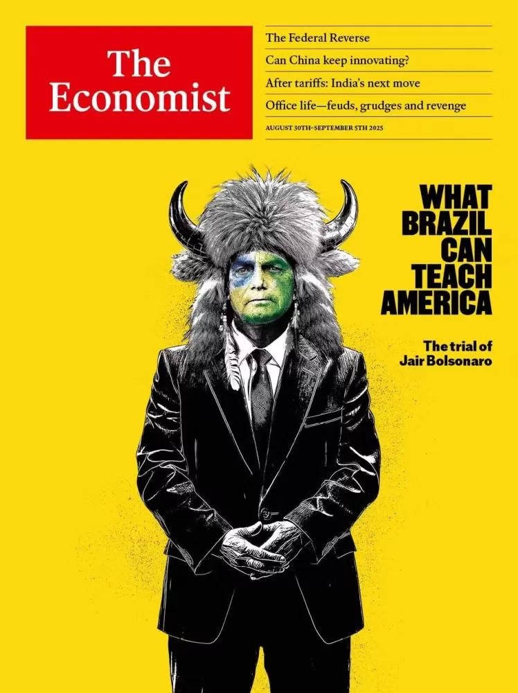 'The Economist' retrata Bolsonaro como extremista e diz que julgamento de ex-presidente é 'lição de democracia' para os EUA