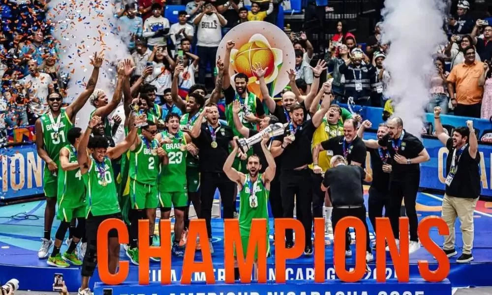Brasil é campeão da AmeriCup de basquete após 16 anos de jejum