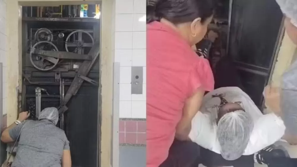Elevador do Hospital da Restauração despenca e ascensorista teve que ser resgatada