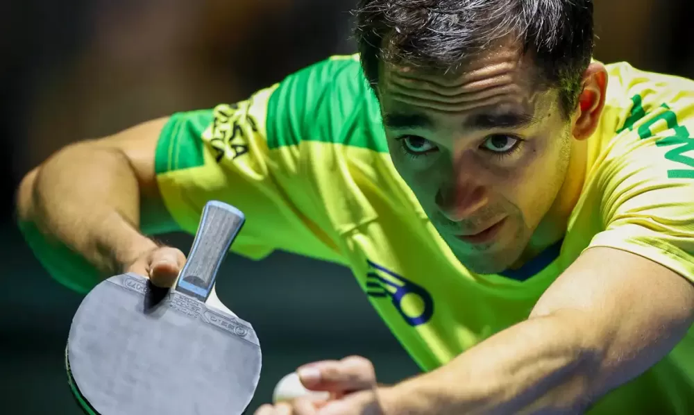 Hugo Calderano despacha alemão e avança à semifinal do WTT Champions de Macau