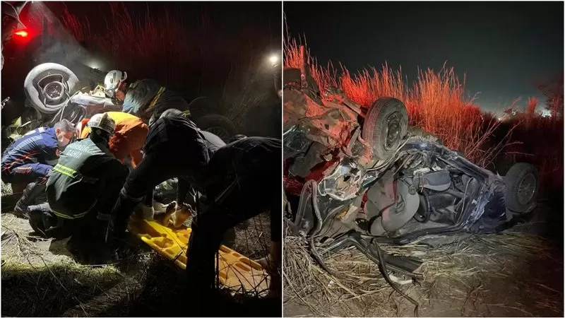 Acidente grave deixa duas pessoas mortas e seis feridas na Bahia; vítimas retornavam de vaquejada