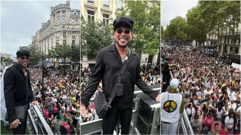 Jau arrasta multidão atrás de trio na Lavage de la Madeleine em Paris; veja vídeo