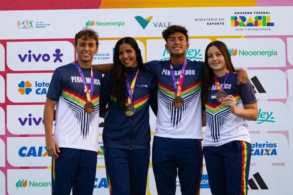 Pernambuco conquista 16 medalhas no primeiro bloco dos Jogos da Juventude 2025