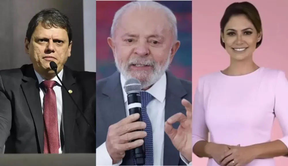 Pesquisa Futura: Lula lidera 1º turno, mas perde para Michelle e Tarcísio no 2º