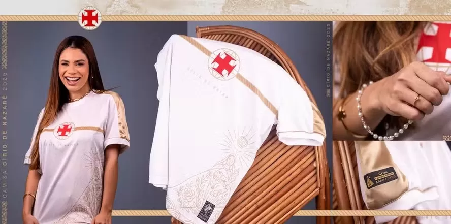Vasco lança camisa em homenagem ao Círio de Nazaré