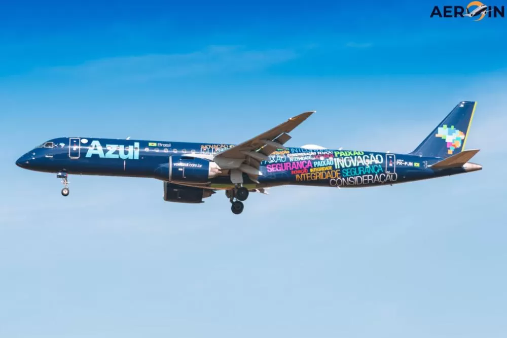 Azul vai colocar avião maior nas operações entre Petrolina e Recife