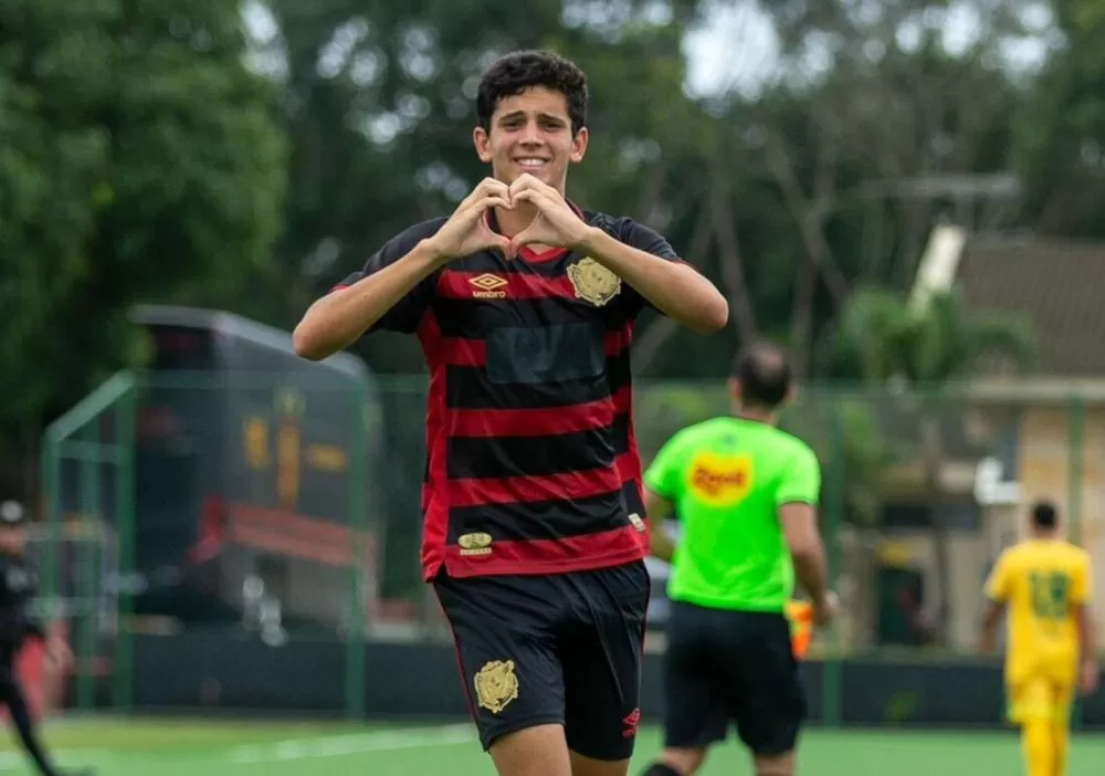 Sport goleia Ipojuca por 8 a 0 e assume vice-liderança no Pernambucano Sub-17