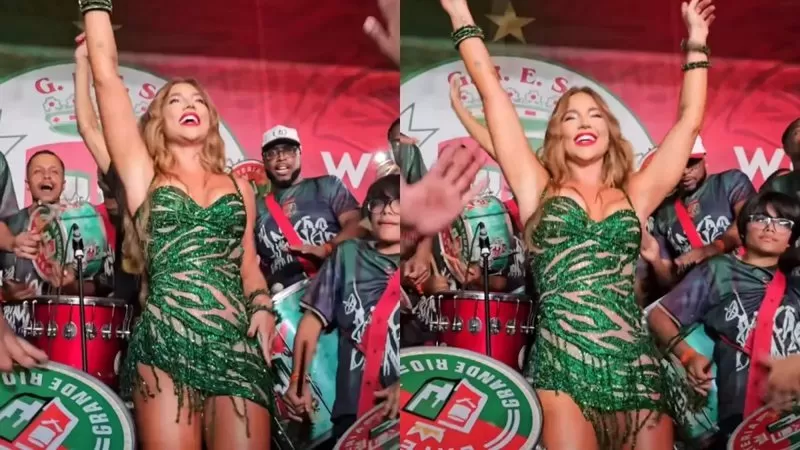 Atriz da Globo se revolta com coroação de Virginia como rainha de bateria da Grande Rio; assista