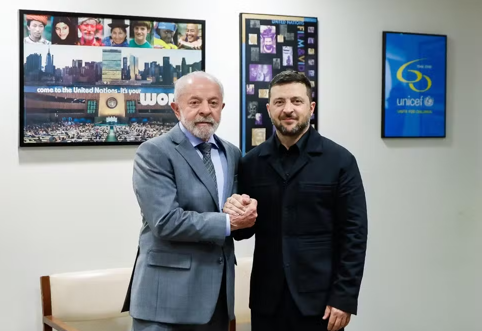 Lula se reúne com Zelensky e defende maior engajamento da ONU na busca por paz