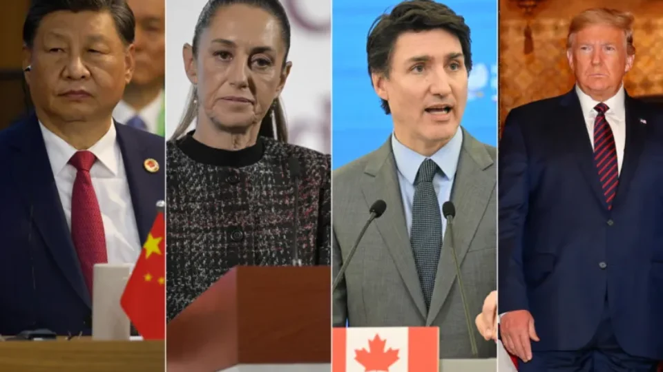 Canadá, México e China reagem a medidas de Trump e entram na guerra comercial