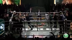 Briga generalizada marca fim da luta entre Popó e Wanderlei Silva; veja vídeo.