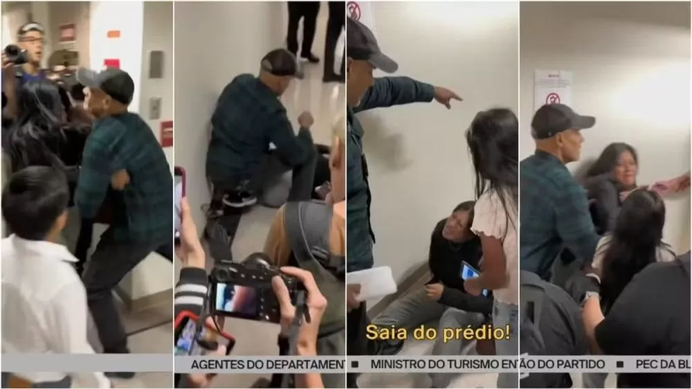 Agente de imigração derruba mãe na frente dos filhos em Nova York