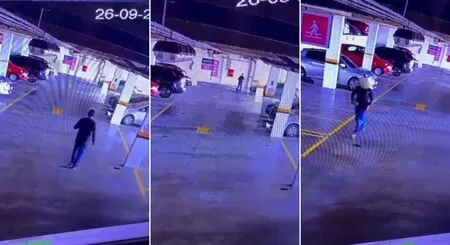 Assaltante invade estacionamento de empresarial no Recife e rouba relógio de luxo e celular