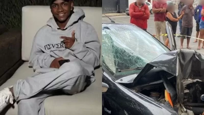 Influenciador com mais de 1 milhão de seguidores morre após bater carro em frente a cemitério na Bahia