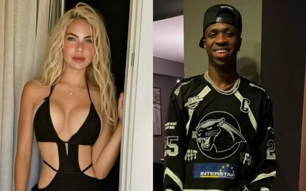 Modelo expõe mais conversas picantes com Vinicius Jr e detalha relação
