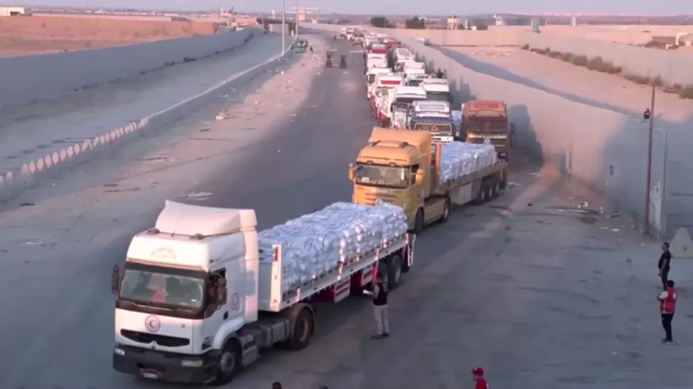 ONU: caminhões com produtos de higiene esperam para entrar em Gaza