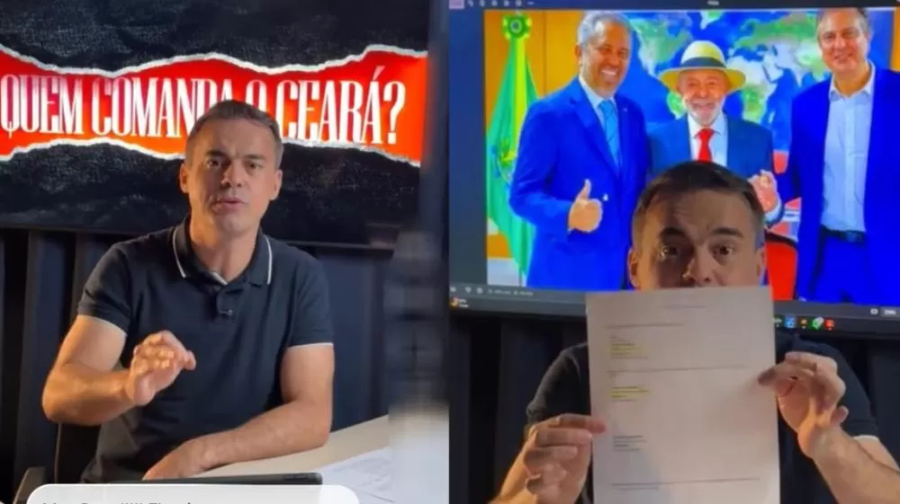 “Fica aqui nessa live que eu vou provar a relação entre PT e CV aqui no Ceará”