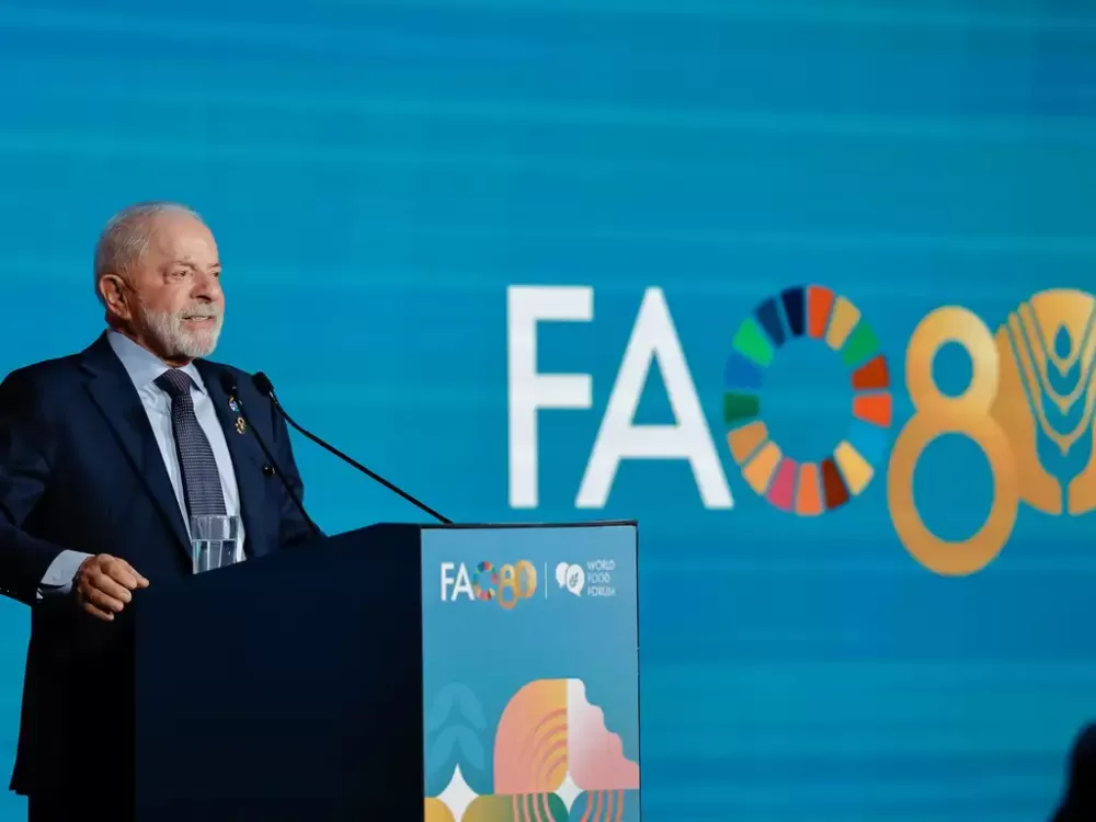 Em Roma, Lula defende imposto global de 2% sobre super-ricos em cúpula contra fome