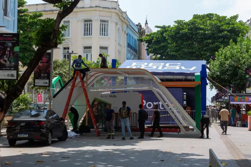 Recife começa receber estruturas do REC’n’Play 2025