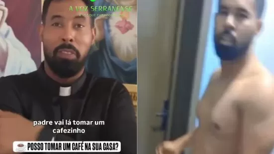 Padre flagrado com fiel casada se convida para casa de outra mulher: “Tomar um cafezinho”
