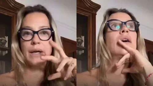 Luana Piovani reage com revolta após condenação judicial e responde repórter com palavrão