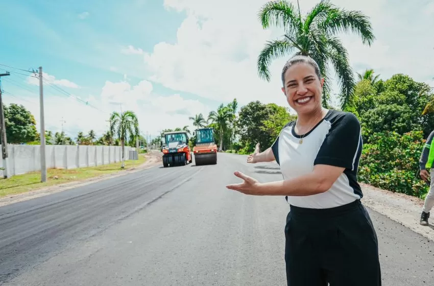 Raquel Lyra vistoria requalificação da PE-062 e anuncia ampliação até a BR-101.