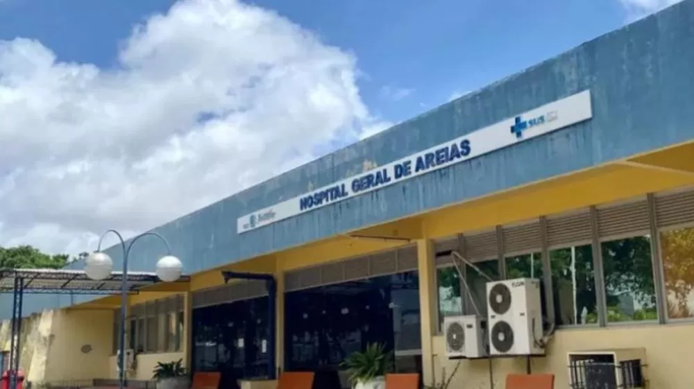 Bandidos invadem Hospital Geral de Areias e tentam roubar armas de vigilantes; um homem ficou ferido.