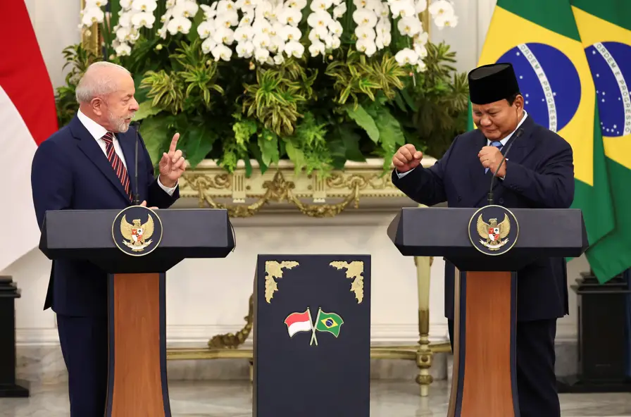 Durante visita de Lula, Brasil e Indonésia assinam acordos de cooperação bilateral