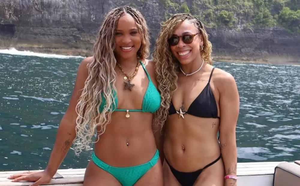 Rebeca Andrade e Lorrane Oliveira aproveitam viagem pela Indonésia