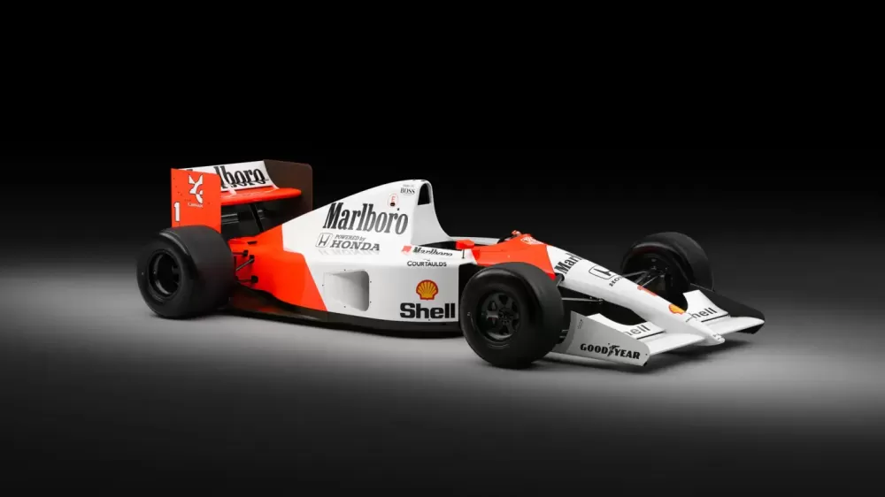 Carro da 1ª vitória de Senna em Interlagos vai a leilão e pode chegar a R$ 80 mi