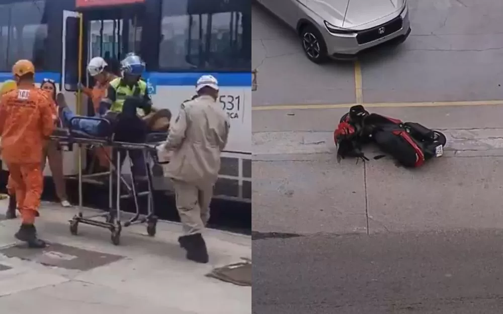 Civil faz buscas por bandido envolvido em troca de tiros que deixou dois inocentes feridos, na Barra