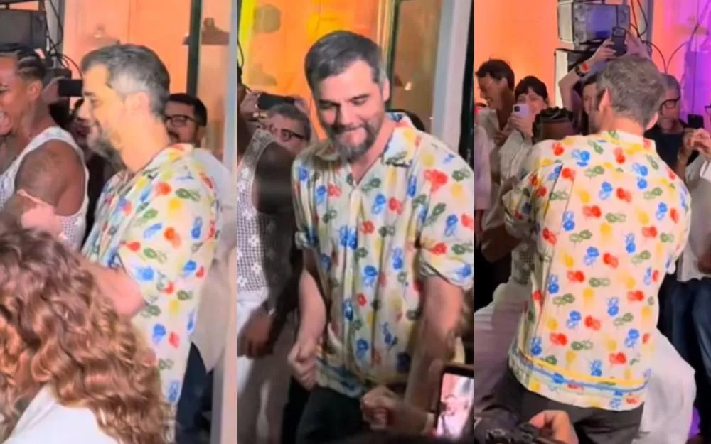 Vídeo! Wagner Moura cai na dança na pré-estreia de 'O Agente Secreto' em Salvador