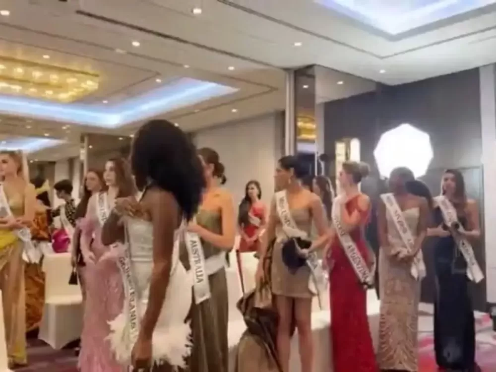 VÍDEO – Candidatas deixam palco do Miss Universo após bronca em representante do México