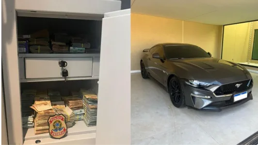 Dinheiro, armas e carros: veja o que a PF apreendeu na operação de hoje