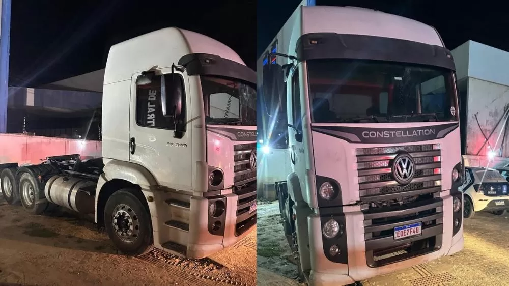 Jovem é detido na BR-104 com caminhão envolvido em desaparecimento de motorista e carga