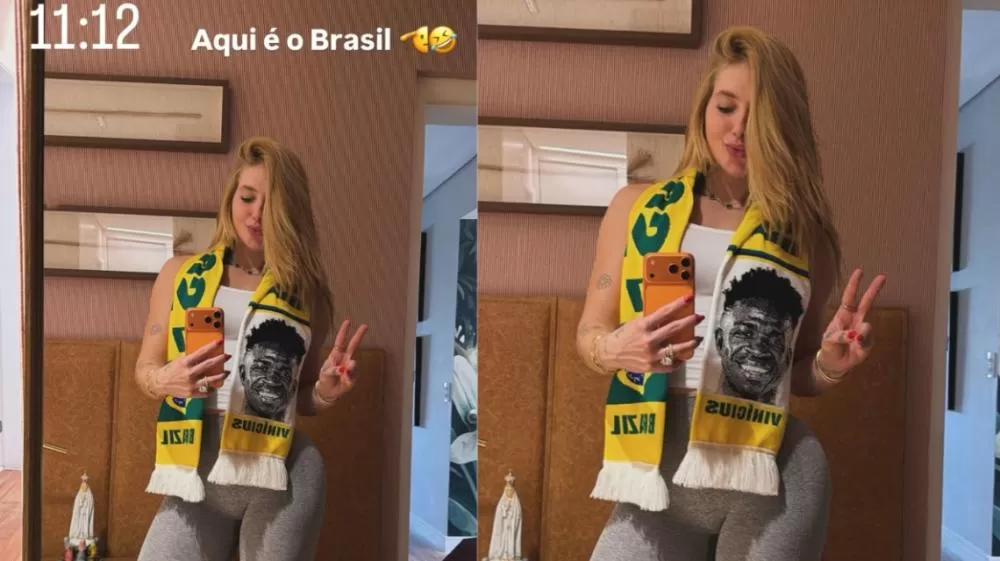 Virginia mostra presente que ganhou de Vini Jr. e dispara: “Ele reclama, mas gosta”