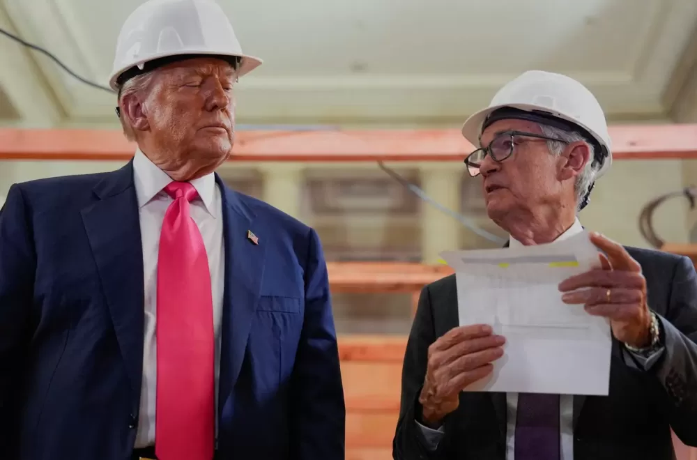 “Adoraria tirar o cara que está lá, mas estão me segurando”, diz Trump sobre o Fed