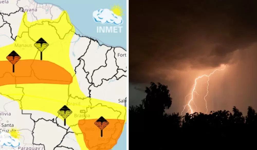 Ciclone extratropical dispara alerta em 15 estados e leva chuva forte nesta quarta (19)
